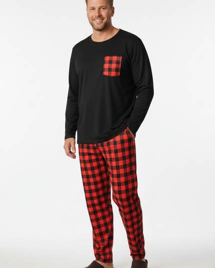 Pyjama Winter - Schwarz - Ansicht 5