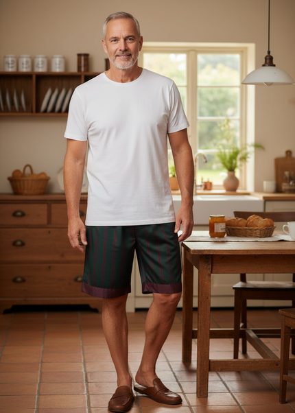 Schlaf Shorts Herren - kühle Ice-Silk-Shorts - Ansicht 1