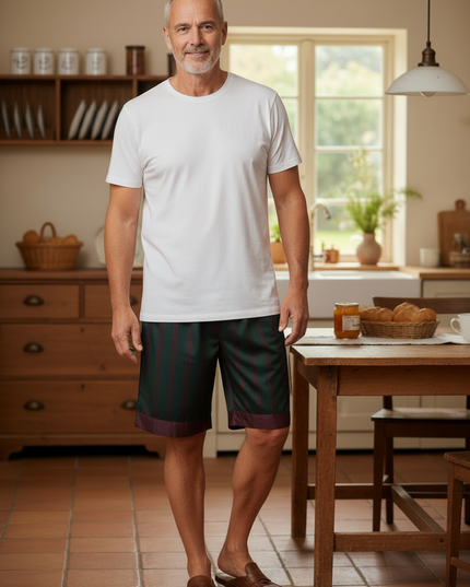 Schlaf Shorts Herren - kühle Ice-Silk-Shorts - Ansicht 3